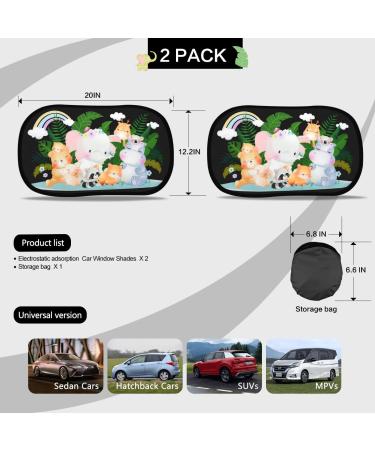 Nutmanel Universal Baby Car SunShade - UV Ray and Glare Protection for Kids and Pets | 50cm*31cm - Buy Online on GoSupps.com