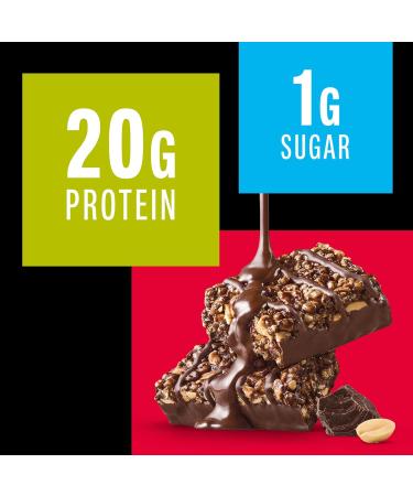 KIND Protein MAX Dark Chocolate Crisp 20g Protein 1g Sugar Low Sugar High Protein Snack Bars 4 Count 1 Count (Pack of 4) - Buy Online on GoSupps.com