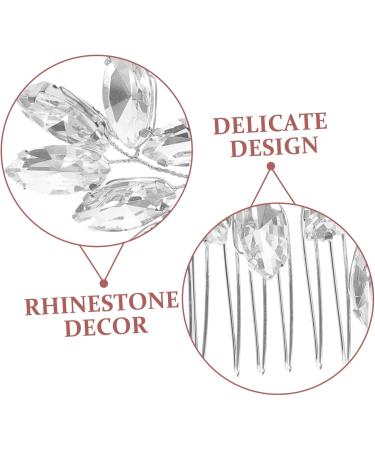 Angoily Crystal Hair Accessories Tiara Hair Pin Hair Clip Rhinestone Bobby Pins Hair Barrettes Rhinestone Hair Side Comb Bridal Hair Side Comb Zinc Alloy Hair Comb Wedding Bride - Buy Online on GoSupps.com