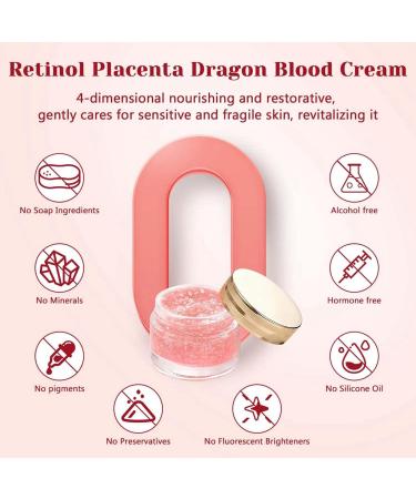 Dragons Blood Easy Cream Retinol Serum for Face Dragons Blood Face Cream Retinol Placenta Dragon Blood Cream Dragon Blood Serum Face Moisturizer Anti Aging Face Cream Face Serum for Women Skin Serum - Buy Online on GoSupps.com
