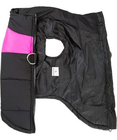 Shinmax Waterproof Winter Dog Coat - Warm Jacket for Small Medium & Large Dogs | Padded Vest with Breast Protection in 2XL Pink - Buy Online on GoSupps.com