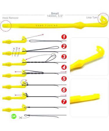 SAMSFX Fly Fishing Knot Tying Tool Combo - Quick Loop Tyer & Retractor for Hooks, Lures, and Lines - Buy Online on GoSupps.com