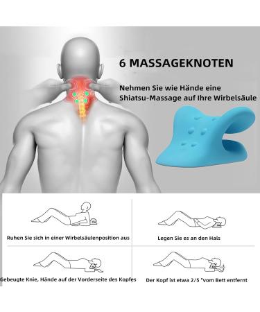 BEMKKG Neck Stretcher Orthopedic - Effective Neck & Shoulder Relaxer for Pain Relief | Cloudy Neck Cervical Traction Device - Shop Internationally! - Buy Online on GoSupps.com