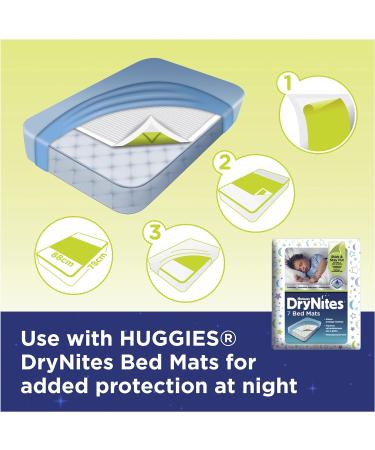 Huggies DryNites Boys Night Time Pants - Sizes 4-7 Years (30 Pants) - Ultimate Bedwetting Protection for Boys 4-7yrs - Buy Online on GoSupps.com