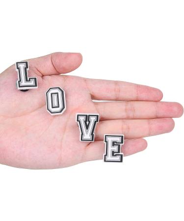 78-Piece Letter Charms Pack for Clog Sandals - DIY Shoe Decoration Pins for Kids, Teens, Men, Women - Buy Online on GoSupps.com