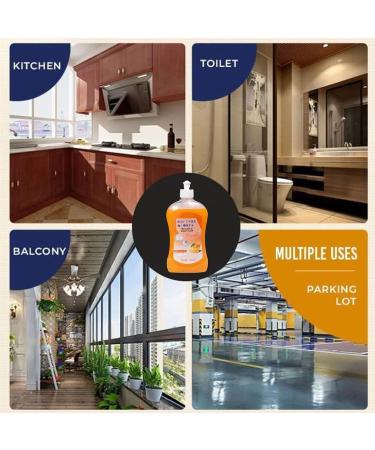 DASHENRAN Ondaum Cleaner Ondaum Cleaner Orange Ondaum Floor Cleaner Ondaum Bathroom Cleaner Spray Powerful Decontamination Floor Cleaner All-Purpose Wood Marble Ceramic Floor Cleaner (3pcs) - Buy Online on GoSupps.com