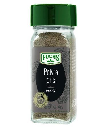 FUCHS Real Spices Ground Grey Pepper Bottle 40 g