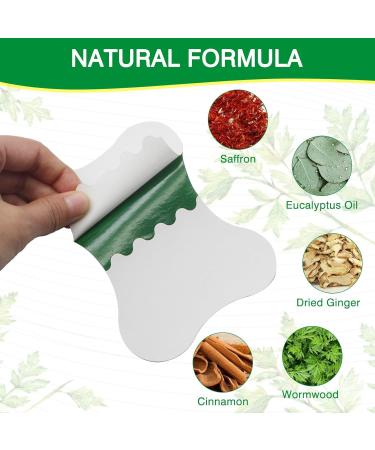 Pain Relief Patch - 60pcs Self-Heating Wormwood Adhesive for Neck & Joint Pain Relief - Buy Online on GoSupps.com