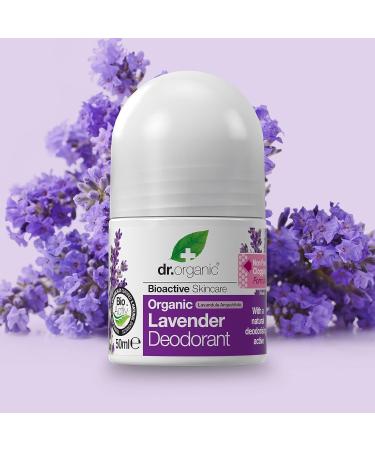 Dr Organic Lavender Deodorant | Natural Odor Protection for All-Day Freshness - Buy Online on GoSupps.com