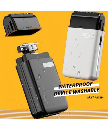 Buy Electric Foil Shaver for Men - Portable Mini Multi-Colored Razor with Magnetic Replaceable Head - International Shipping Available - Buy Online on GoSupps.com