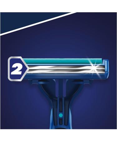 Buy Gillette BlueII Plus Slalom Disposable Razors for Men - 10 Pack | International Shipping - Buy Online on GoSupps.com