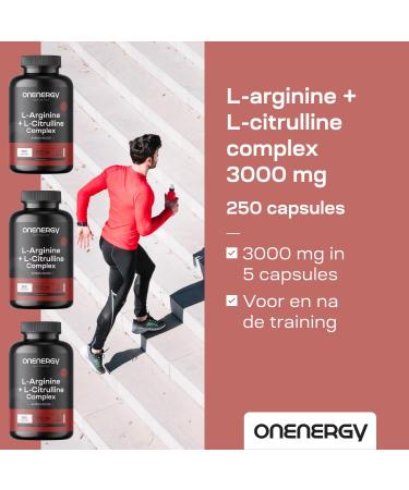Be Healthy Group doo Larginine + Lcitrulline complex 3000 mg 250 capsules High amino acid content Increases energy Accelerates recovery Before and after exercise - Buy Online on GoSupps.com
