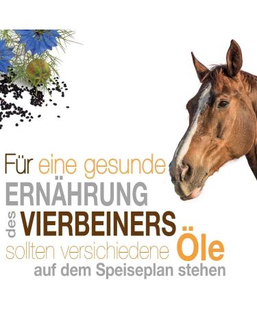 Naturzade Thistle Oil for Horses & Dogs (Cold Pressed) 1 Litre Measuring Bottle - Buy Online on GoSupps.com