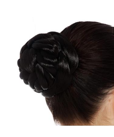 WIG ME UP TYD-0031-4 Dark Brown Braided Hairpiece Bun Chignon | International Shipping Available - Buy Online on GoSupps.com