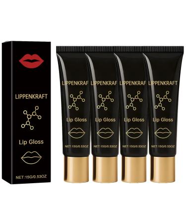 blmcoos Luxury Lip Gloss Plumping Lip Gloss Plumping Serum Oil Moisturizing and Nourishing Lip Oil for Daily Care Reduce Fine Lines Non-Sticky Moisturizer (4)