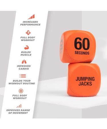 Phoenix Fitness Exercise Cubes - Versatile Cardio & HIIT Workout Cubes for Home & Gym - Full Body Training in Orange - Buy Online on GoSupps.com