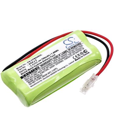 AAA x 2 700mAh Battery Compatible with AAA x 2 2.4V