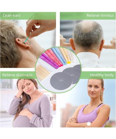 20 Pcs All Natural Beeswax Ear Candles | Non-Toxic Fragrance Cones with Protective Disks and Cotton Swab Rainbow - Buy Online on GoSupps.com