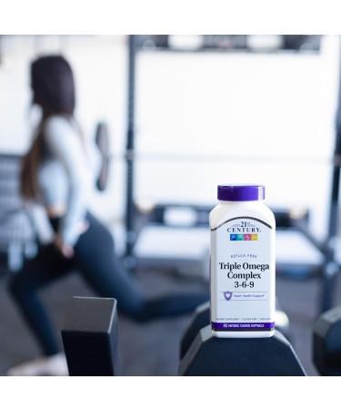 21st Century Vitamins Enteric Coated Triple Omega Complex 3-6-9 Reflux Free 90 Softgels MTC22874X5 - Buy Online on GoSupps.com