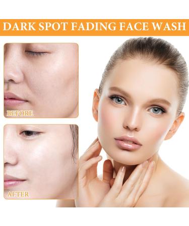 Turmeric Face Wash 100% Organic Turmeric Glow Scrub for Deep Cleaning Remove Makeup Brightens and Firms Skin Helps to Reduce Acne and Dark Spots(100ml) - Buy Online on GoSupps.com