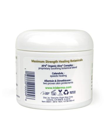 TriDerma Intense Fast Healing Cream - 4 Ounces | Accelerates Healing for Minor Skin Irritations, Rashes, Scrapes, Cuts - Buy Online on GoSupps.com