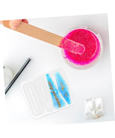 STOBOK 10 Pcs Hairpin Silicone Mold Resin Tray Molds Keychain Resin Mold Crystal Template Girl - Buy Online on GoSupps.com