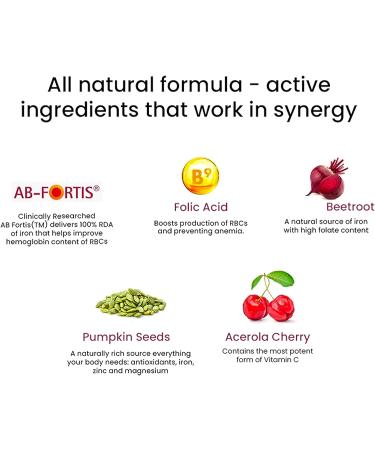 WELLBEING NUTRITION Melts Nano Iron 30 Oral Strips - Plant Based Iron with Vitamin C and Folate for Improved Hemoglobin & Blood Building - Buy Online on GoSupps.com