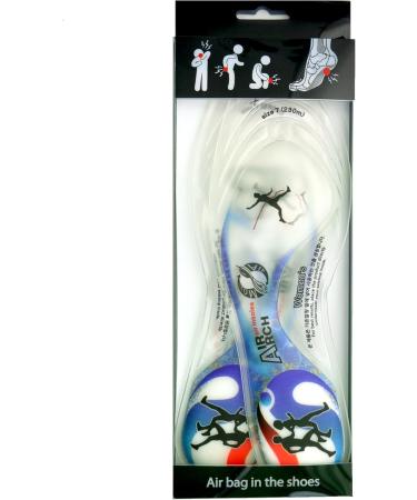 Air Arch Walking Insoles for Women - Blue Orthopedic Support Inserts (Size 6-8 US) - Comfortable Relief for Men & Women - Buy Online on GoSupps.com