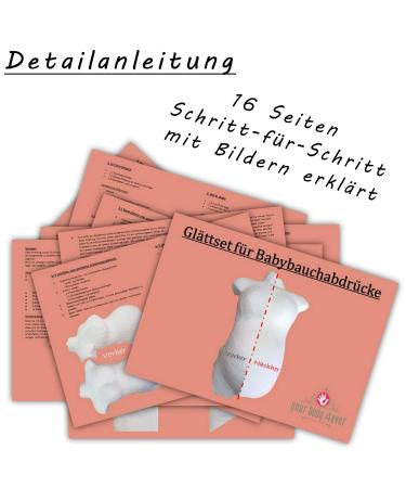 Plaster Cast Baby Belly Finishing Set | Smooth & Finish Perfectly | International Shipping Available - Buy Online on GoSupps.com