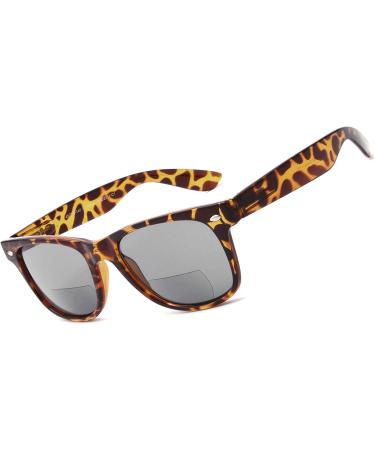 Bifocal Reading Sunglasses 4 Pack with Case | Outdoor Sun Readers Glasses 1.25x Bifocus | Mix of 4 Bifocal Sunglasses - Buy Online on GoSupps.com