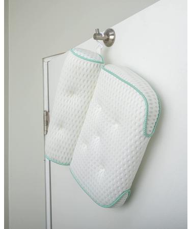 Azmodi Bath Pillow - Soft 4D Air Mesh with Slip-Resistant Suction Cups for Ultimate Neck and Back Support Ideal for Bathing, Spa, and Shower - Great Gift Idea - Buy Online on GoSupps.com