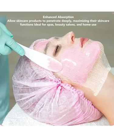 Zetiling Esthetician Supplies - 100 Sheets Disposable Facial Gauze Mask | Highly Absorbent & Breathable Beauty Cotton - Buy Online on GoSupps.com