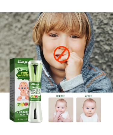  JPSDOWS No Bite Nail Polish | Stop biting your nails with the double-ended applicator | 10ml No Bite Nails Odorless Stop Nail Biting Bitter Taste Prevents nail biting for healthy growth - Buy Online on GoSupps.com