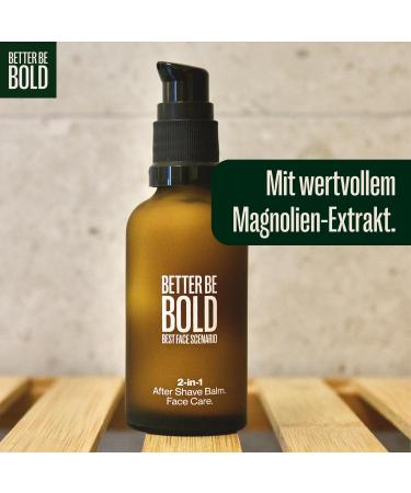 Better Be Bold 2-in-1 After Shave Balm & Face Cream | Anti-Aging Anti-Irritation | Hyaluron | 50ml | Barber Recommended - Buy Online on GoSupps.com