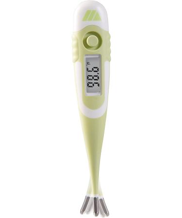 MABIS 9-Second Waterproof Digital Thermometer | Flexible Tip for Fast Readings | Oral, Rectal, Underarm | Babies, Children, Adults | Green - Buy Online on GoSupps.com