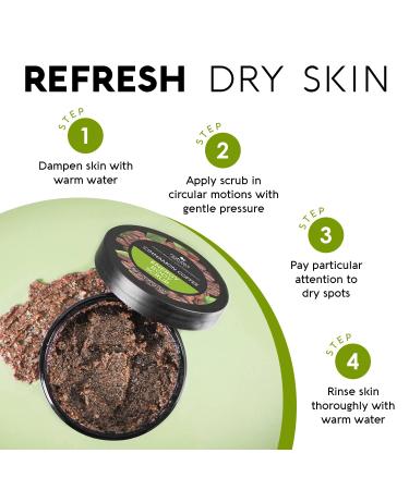 Nature's Beauty Cinnamon Coffee Energy Body Scrub Multi-Pack - Gently Exfoliate Energize & Invigorate Dull Skin Made w/Pomegranate & Babassu Oil + Coffee Seed Powder 11.3 oz (2 Pack) - Buy Online on GoSupps.com