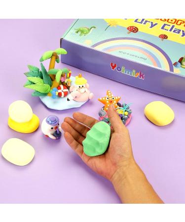 Yoimisk Air Dry Clay Kits - 36 Colors | Non-Toxic Modeling Clay for Kids | Ultra-Light & Safe | Perfect Gift Idea - Buy Online on GoSupps.com