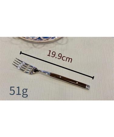Flatware Sets Stainless Steel Cutlery Western Tableware Set Wood Grain Handle Cutlery Two Nail Cutlery Hotel Supplies Cutlery 5/10/20pcs (Color : 20pcs) (20pcs) - Buy Online on GoSupps.com