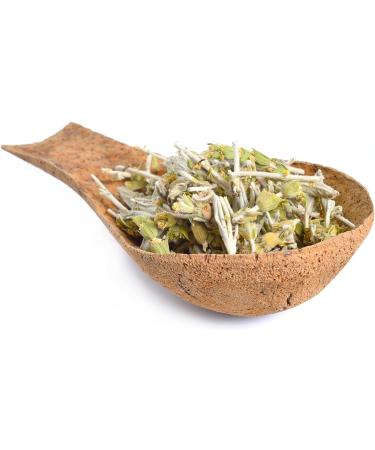 Organic Greek mountain tea cut (200g 7oz) cut flower stalks from controlled organic cultivation gently dried 100% pure and natural for the preparation of tea Sideritis Scardica Bio Mursal tea 200 GR - Buy Online on GoSupps.com