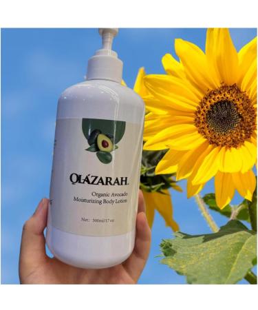 OLAZARAH Organic Avocado Moisturizing Body Lotion (Suitable for All Skin Types) 17 Fl. oz - Buy Online on GoSupps.com