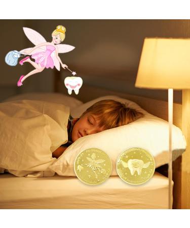 Veekay Tooth Fairy Coins - 10 Piece Goldtaler Set | Perfect Gifts for Kids | Commemorative Tooth Fairy Souvenirs - Buy Online on GoSupps.com