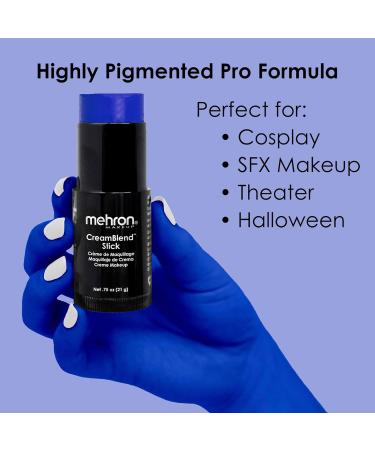 Mehron Camblend Stick - Face & Body Painting Creamy Makeup | Blue Body Color Pen (21g) for Flawless Application - Buy Online on GoSupps.com