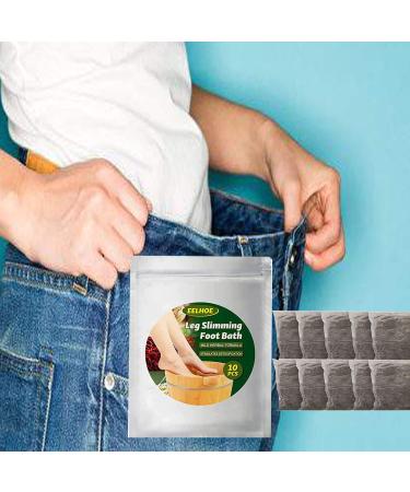 Lymphatic Drainage Ginger Foot Soak - Natural Mugwort Herb Bath for Slimming and Relaxation (1PACK-10pcs) - Buy Online on GoSupps.com