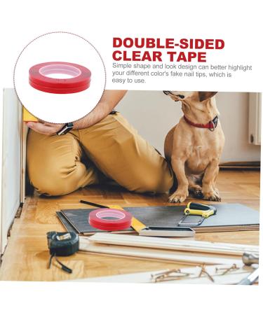 Ciieeo 2 Rolls Transparent Double-sided Tape Nail Display Board Tape Transparent Nail Tape Adhesive Nail Display Tape Double-sided Nail Tapes No Substrate Acrylic Double Sided Display Bar - Buy Online on GoSupps.com