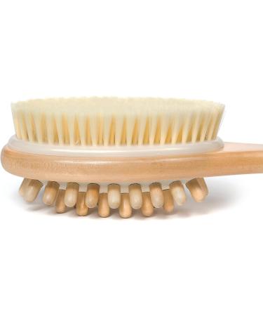 Vegan Dry Brush for Lymphatic Drainage and Cellulite Massage - Cruelty-Free Bristles - Buy Online on GoSupps.com