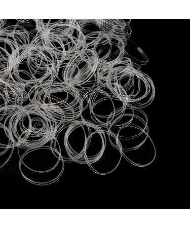 Dofash Reusable Clear Hair Rubber Bands, 2.5x75mm, 200pcs - Strong, Durable Ponytail Holder for Women & Girls - Buy Online on GoSupps.com