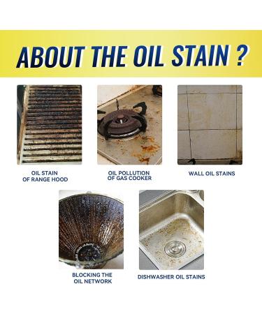 Kitchen Degreaser Cleaner - Heavy Oil Stain Removal Degreaser Powder - Portable Heavy Oil Stain Powder Cleaner for Kitchen Oil Grease Removal Klufo - Buy Online on GoSupps.com