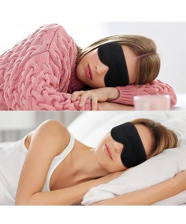 Luxury Sleep Mask - 100% Light Blocking 3D Contoured Eye Mask for Men and Women - Buy Online on GoSupps.com