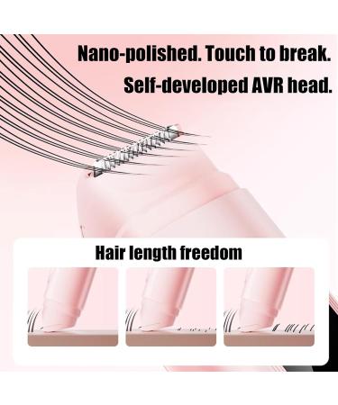 Womens Body Shaver Body Epilator 2 Head Trimmer Portable Waterproof Dry and Underwater for Face Bikini and Pink - Buy Online on GoSupps.com