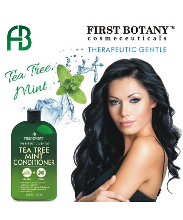 Buy First Botany Tea Tree Oil Conditioner 16 fl oz | Anti Dandruff & Itchy Scalp Relief | Sulfate & Paraben Free | Prevents Head Lice & Thinning Hair - International Shipping - Buy Online on GoSupps.com